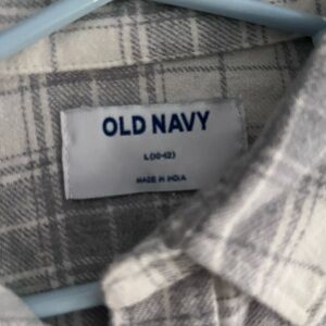 Old navy flannel button up. Youth large
